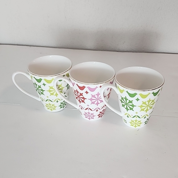 Set of 3 Kate Spade Lenox Holly Heights mugs - Picture 1 of 10